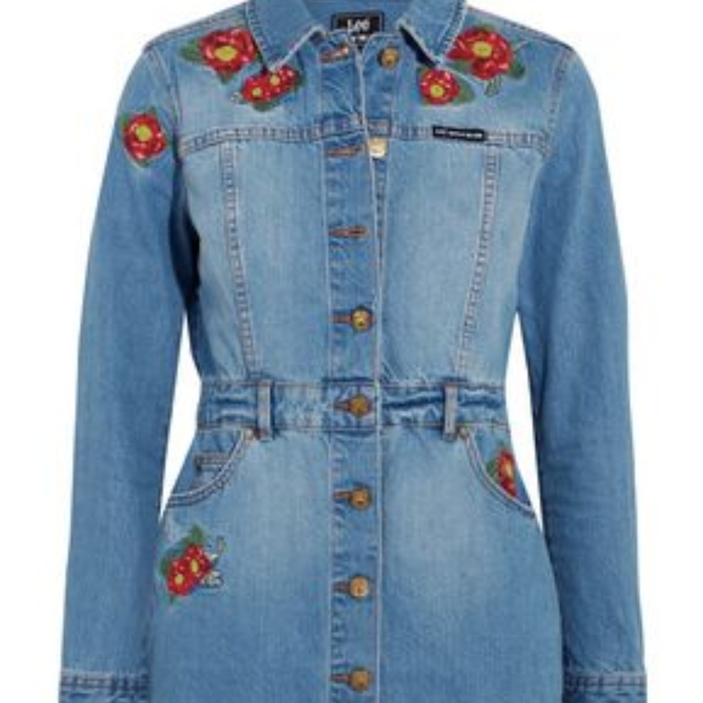 House of Holland x Lee embroidered dress Large